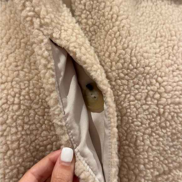 NWOT Vince Sherpa Faux Fur Jacket Size XS (retail $495) - Picture 10 of 16